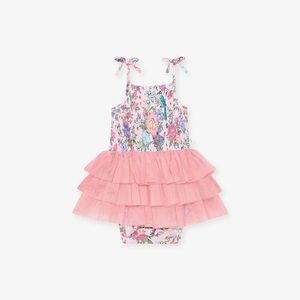 Posh Peanut Christine Smocked Tulle Dress 12-18 months